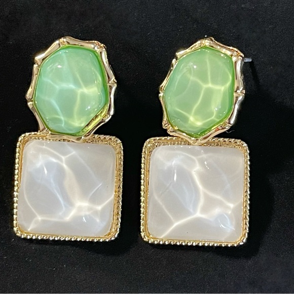 ✨Elegant Retro Style Glass Cabochon Earrings - Picture 2 of 4